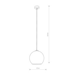 LAMPA WISZĄCA POLARIS CHROM 9056 NOWODVORSKI