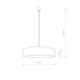 LAMPA WISZĄCA TURDA GRAY III 8946 NOWODVORSKI