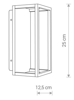 KINKIET SYMMETRY LED IP54 8176 NOWODVORSKI