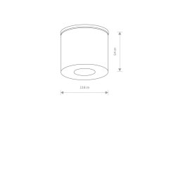 SPOT HEXA GRAPHITE IP44 9565 NOWODVORSKI