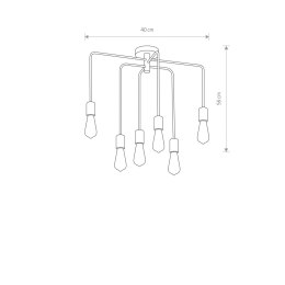 LAMPA WISZĄCA AXIS VI 9296 NOWODVORSKI