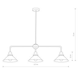 LAMPA WISZĄCA CRAFT 9150 NOWODVORSKI