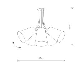 LAMPA WISZĄCA FLEX SHADE WHITE V 9277 NOWODVORSKI