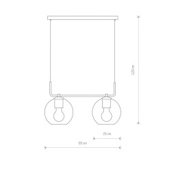 LAMPA WISZĄCA MONACO II 9363 NOWODVORSKI