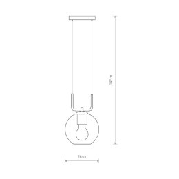 LAMPA WISZĄCA MONACO I 9364 NOWODVORSKI