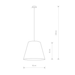 LAMPA WISZĄCA MOSS 9737 NOWODVORSKI