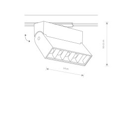 Oprawy - PROFILE FOCUS LED 9W Nowodvorski Lighting