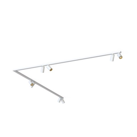 LISTWA SUFITOWA 90° 2X200CM MONO CORNER VIII 2X200 WHITE/GOLD 7697 NOWODVORSKI LIGHTING