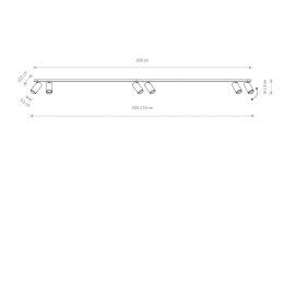 LISTWA ZE SPOTAMI MONO VI WHITE 7813 NOWODVORSKI LIGHTING