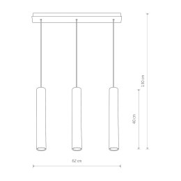 LAMPA WISZĄCA EYE BLACK III 7862 NOWODVORSKI