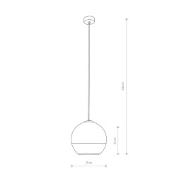 LAMPA WISZĄCA GLOBE PLUS M 7606 NOWODVORSKI LIGHTING