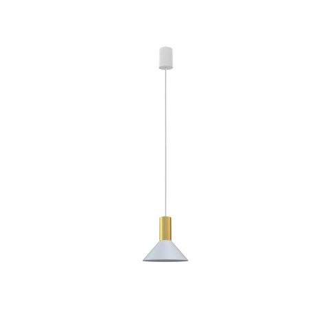 LAMPA WISZĄCA HERMANOS A WHITE/SOLID BRASS 8040 NOWODVORSKI LIGHTING