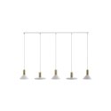 LAMPA WISZĄCA HERMANOS V WHITE/SOLID BRASS 8033 NOWODVORSKI LIGHTING