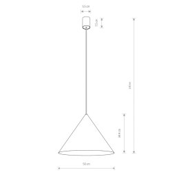 LAMPA WISZĄCA ZENITH L BLACK 8005 NOWODVORSKI LIGHTING