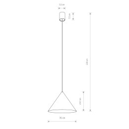 LAMPA WISZĄCA ZENITH M WHITE 8002 NOWODVORSKI LIGHTING