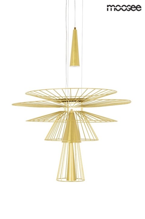 MOOSEE lampa wisząca SESTO złota MOOSEE lampa wisząca SESTO złota