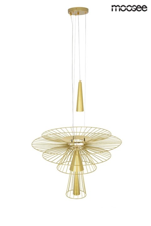 MOOSEE lampa wisząca SESTO złota MOOSEE lampa wisząca SESTO złota