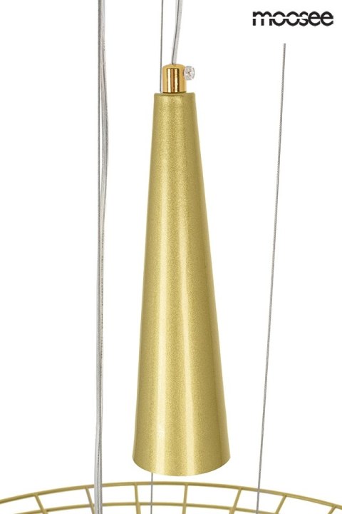 MOOSEE lampa wisząca SESTO złota MOOSEE lampa wisząca SESTO złota