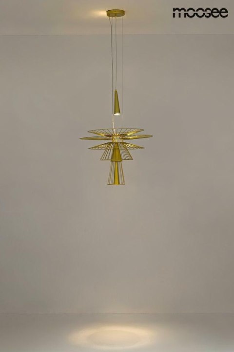 MOOSEE lampa wisząca SESTO złota MOOSEE lampa wisząca SESTO złota