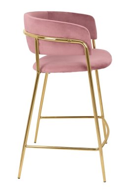 KOD -5% | Krzesło barowe DELTA 65 różowe
