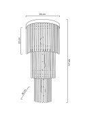 -15% MOOSEE lampa ścienna ESTRO złota