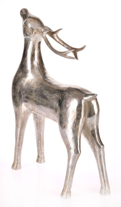 FIGURKA JELEŃ M 43CM SREBRNY FIGURKA JELEŃ M 43CM SREBRNY