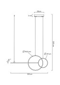 -15% MOOSEE lampa wisząca RAGE czarna