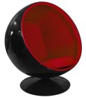KOD -5% | Fotel BALL BLACK czerwony