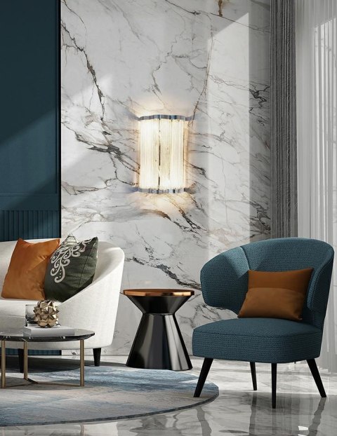 -15% Kinkiet ATLANTA WALL 2 - aluminium, stal