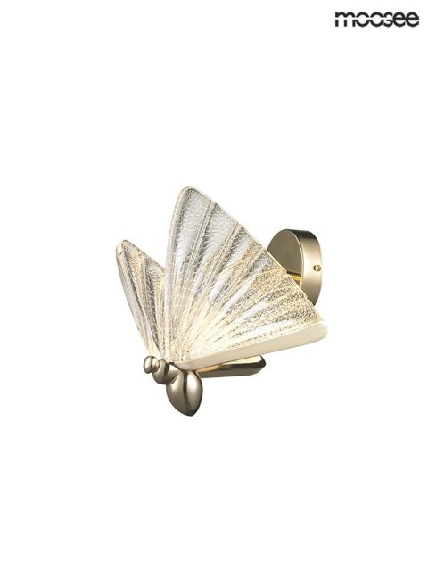 -15% MOOSEE lampa ścienna BUTTERFLY M złota