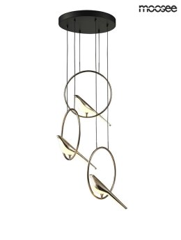 -15% MOOSEE lampa wisząca BIRD DISC złota