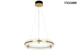 -15% MOOSEE lampa wisząca SATURNUS 70 złota - LED, kryształ, stal szczotkowana