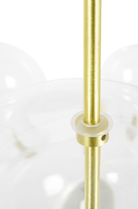 Lampa wisząca CAPRI LINE 7 złota - 420 LED, aluminium, szkło Lampa wisząca CAPRI LINE 7 złota - 420 LED, aluminium, szkło