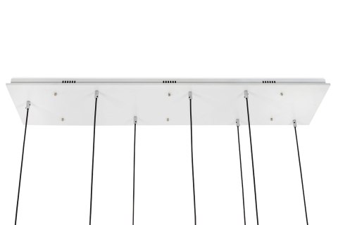 Lampa wisząca CAPRI LINE 7 złota - 420 LED, aluminium, szkło Lampa wisząca CAPRI LINE 7 złota - 420 LED, aluminium, szkło