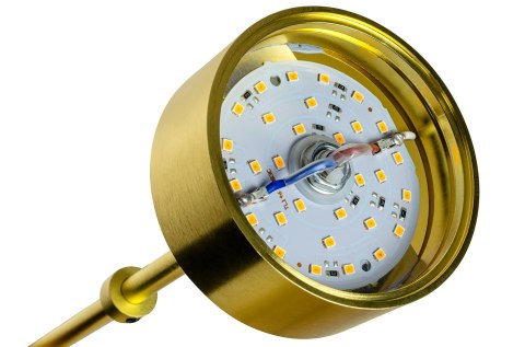 Lampa wisząca CAPRI LINE 7 złota - 420 LED, aluminium, szkło Lampa wisząca CAPRI LINE 7 złota - 420 LED, aluminium, szkło