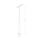 LAMPA WISZĄCA ROLLER LED 9W DO SYSTEMU SZYNOWEGO LVM 10146 NOWODVORSKI