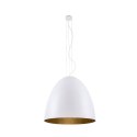 LAMPA WISZĄCA EGG L BIAŁO ZŁOTY 9023 NOWODVORSKI