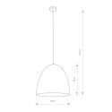 LAMPA WISZĄCA EGG M CZARNY 10318 NOWODVORSKI LIGHTING