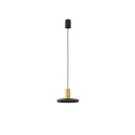 LAMPA WISZĄCA HERMANOS B BLACK/SOLID BRASS 8100 NOWODVORSKI LIGHTING