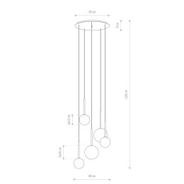 LAMPA WISZĄCA KARO 10303 NOWODVORSKI