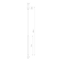 LAMPA WISZĄCA SUFITOWA LASER 10450 NOWODVORSKI