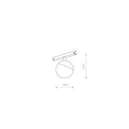 LAMPA LID LED 8W DO SYSTEMU MAGNETIK CZARNY 10152 NOWODVORSKI LIGHTING