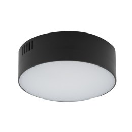 PLAFON LAMPA SUFITOWA LID ROUND LED CZARNY 10415 NOWODVORSKI LIGHTING