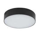 PLAFON LAMPA SUFITOWA LID ROUND LED CZARNY 10416 NOWODVORSKI LIGHTING