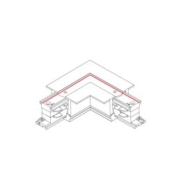 Podtynkowe - CTLS RECESSED POWER L CONNECTOR, LEFT (L-L)