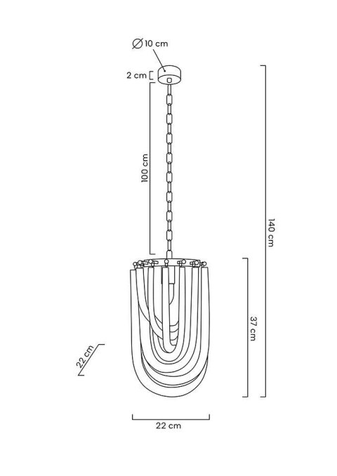 -15% Lampa wisząca MURANO S chrom - szkło, metal -15% Lampa wisząca MURANO S chrom - szkło, metal