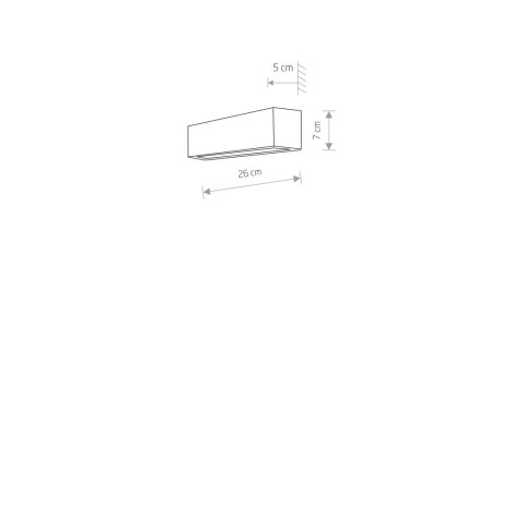 KINKIET STRAIGHT WALL SILVER XS 6354 NOWODVORSKI KINKIET STRAIGHT WALL SILVER XS 6354 NOWODVORSKI