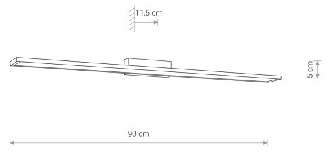 KINKIET LATH LED IP44 8175 NOWODVORSKI KINKIET LATH LED IP44 8175 NOWODVORSKI