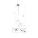 LAMPA WPUSZCZANA MONO SURFACE LONG M WHITE 7735 NOWODVORSKI LIGHTING