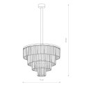 LAMPA WISZĄCA CRISTAL BLACK L 7614 NOWODVORSKI LIGHTING